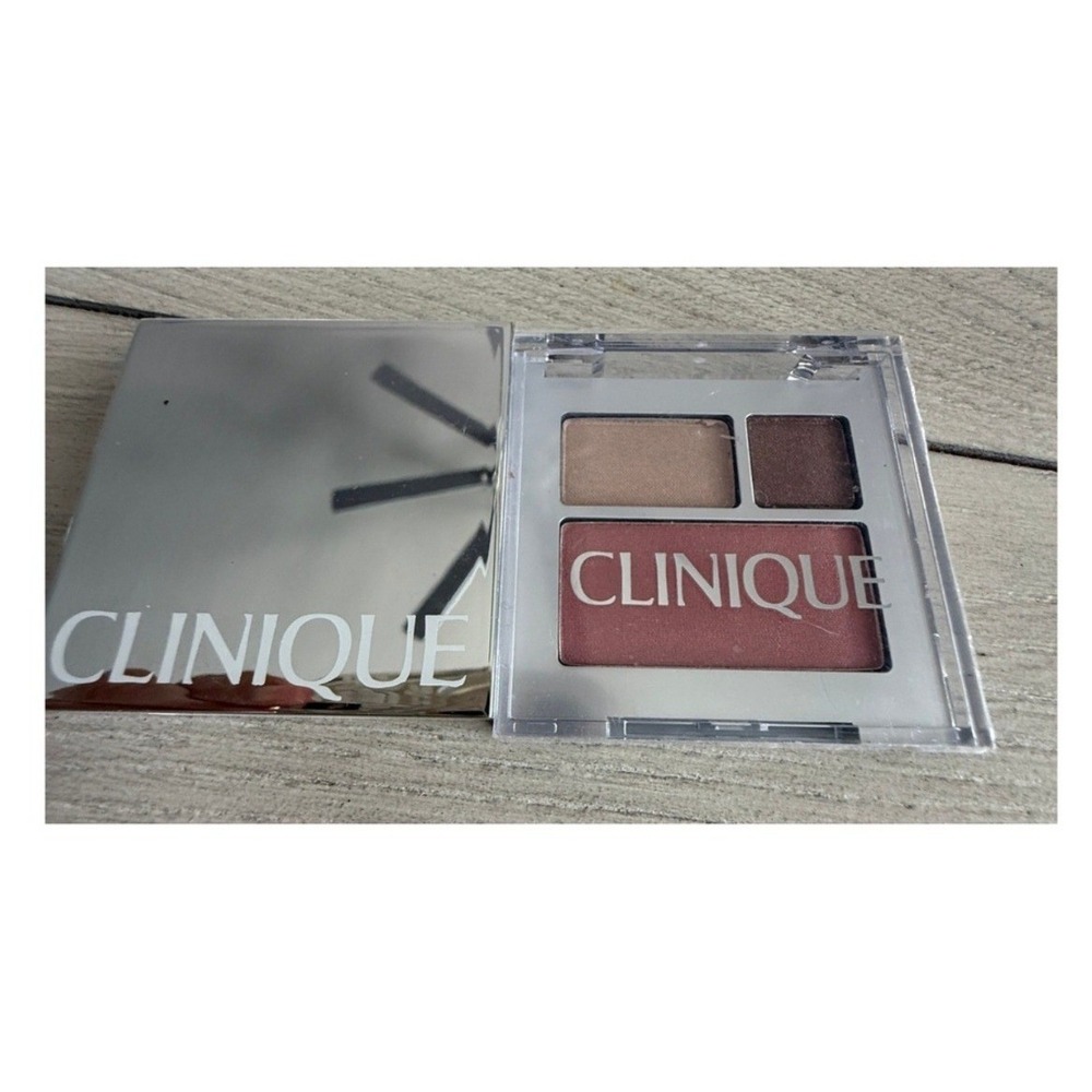 Clinique Eyeshadow Blush Palette Duo Mocha Pink Sunset Glow Like Mink Rum Spice